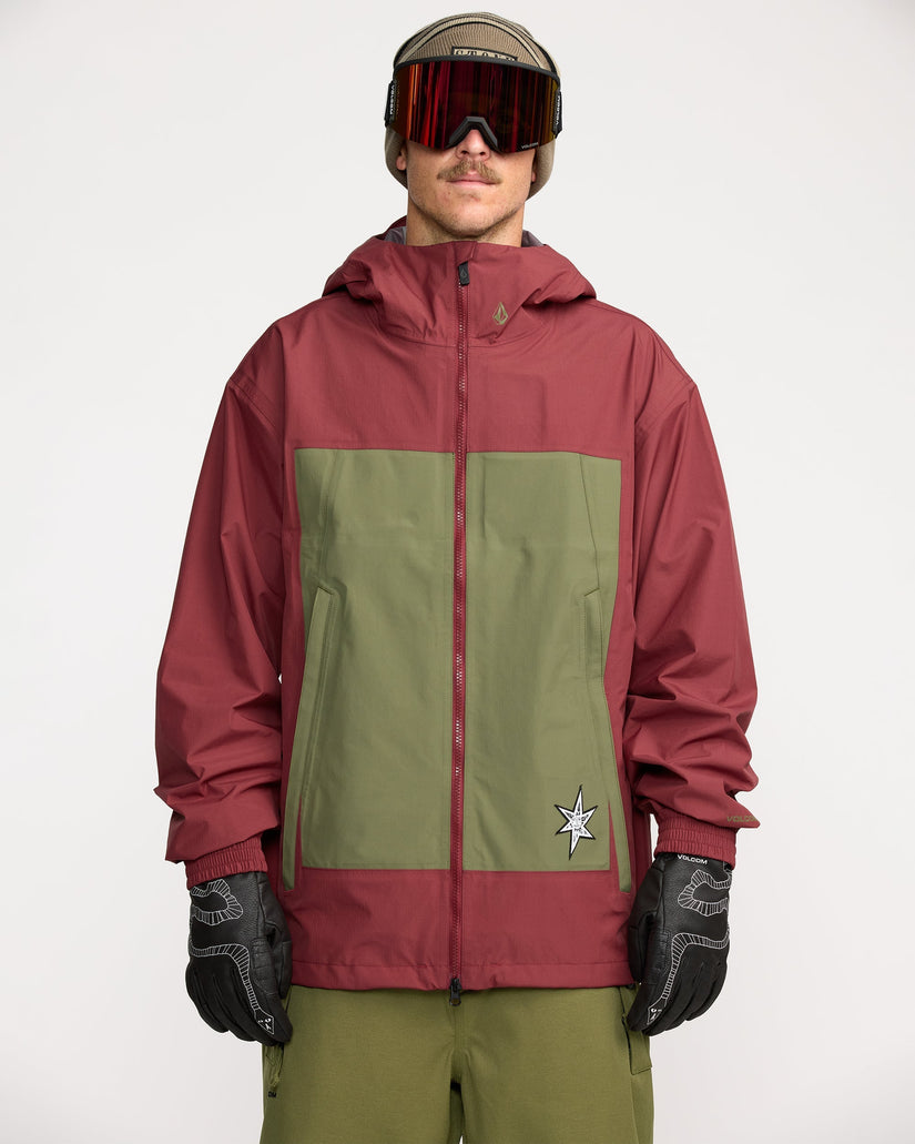 Arthur 3L Jacket - Burnt Red