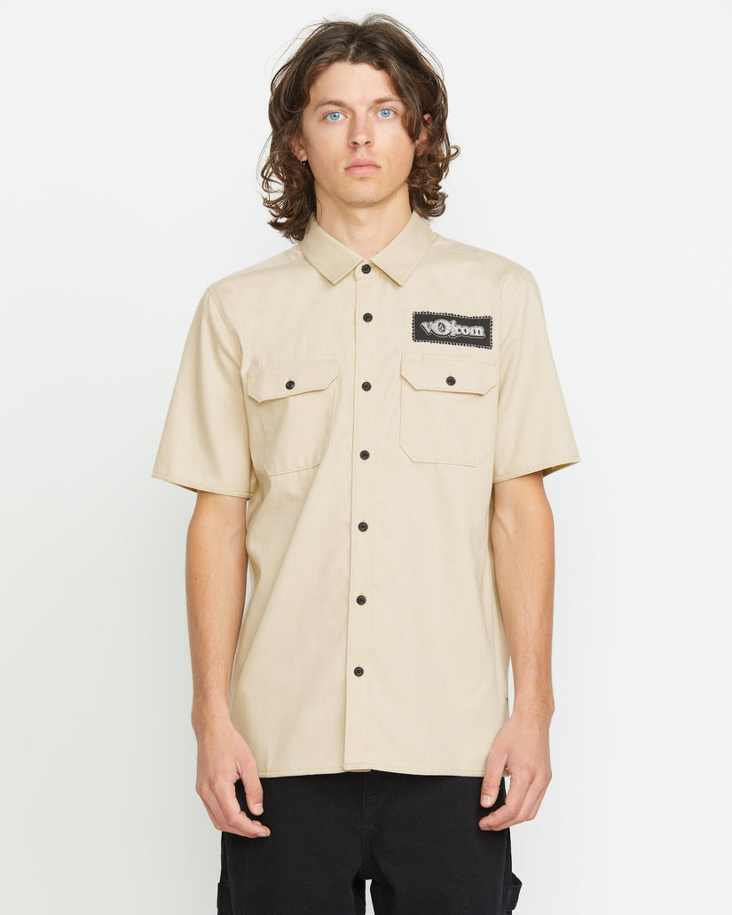 Chemise Volcom Ent - PALE KHAKI