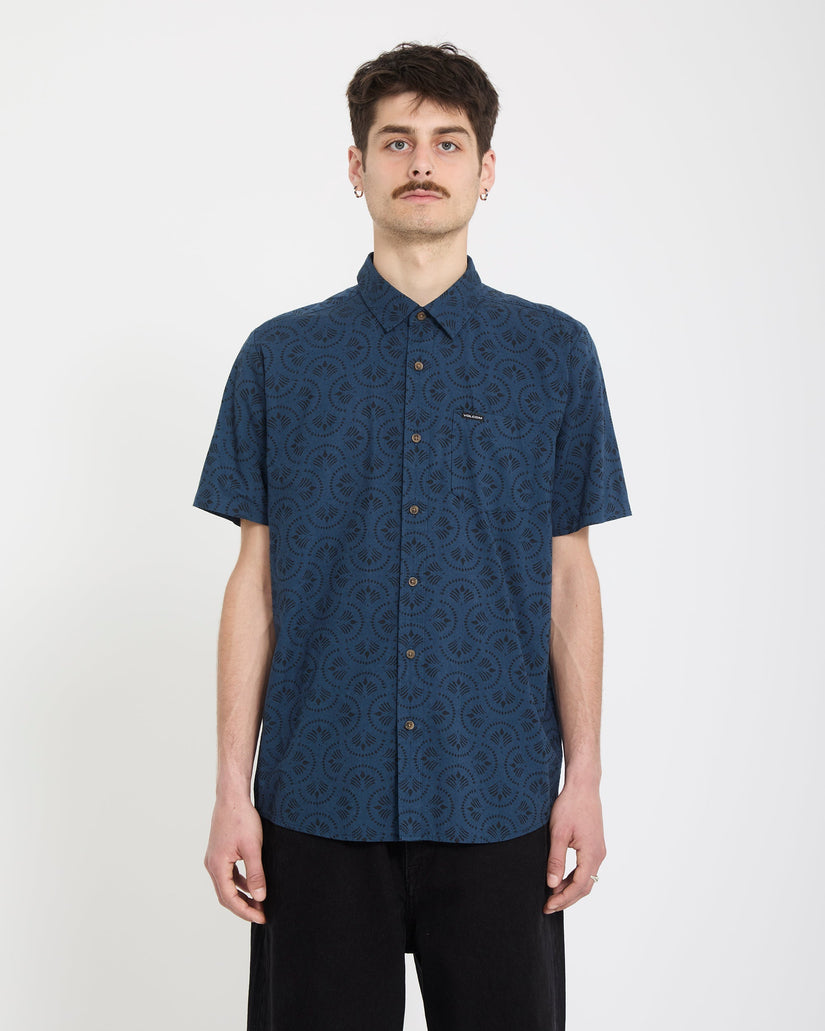 Scaler Stone Woven Shirt - Midnight Blue