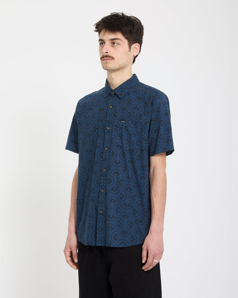 Scaler Stone Woven Shirt - Midnight Blue