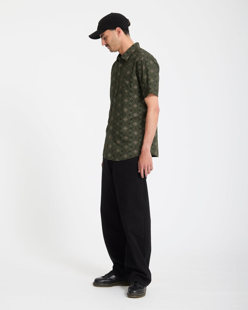 Scaler Stone Woven Shirt - Squadron Green