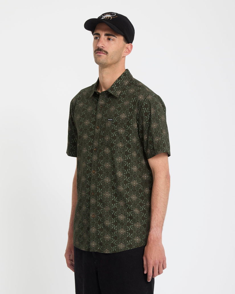 Scaler Stone Woven Shirt - Squadron Green