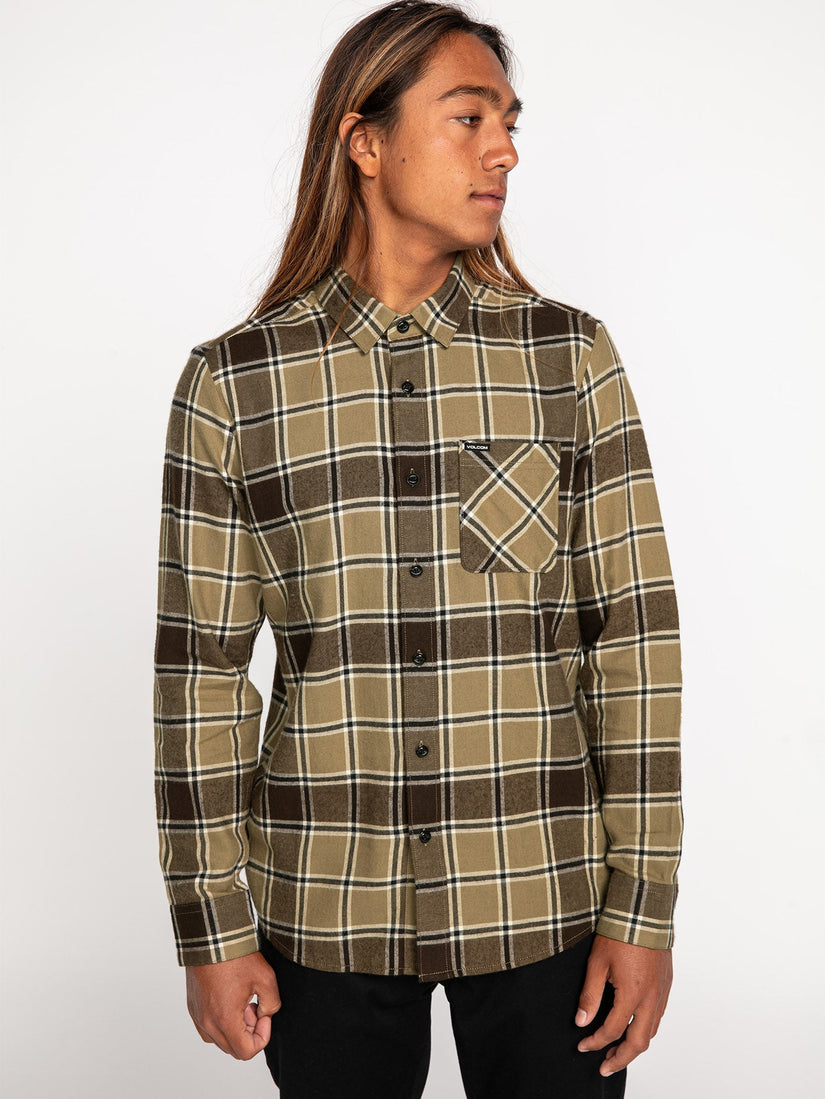 Caden Plaid Shirt - KHAKI (A0532203_KHA) [12]