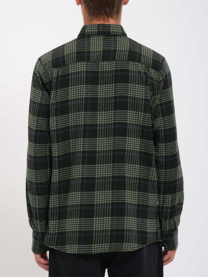 CADEN PLAID LS (A0532303_BLK) [B]