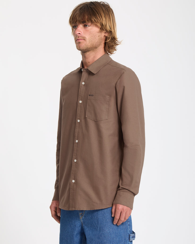 Veeco Oxford Shirt - Brown Stone