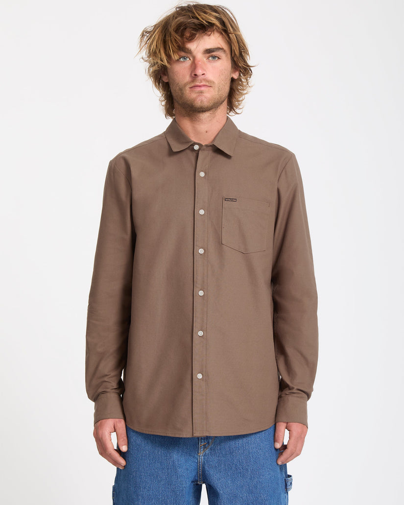 Veeco Oxford Shirt - Brown Stone