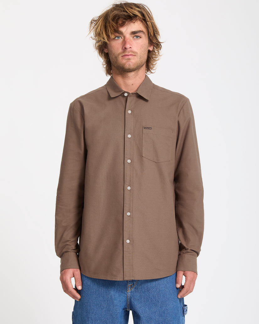 Veeco Oxford Shirt - Brown Stone