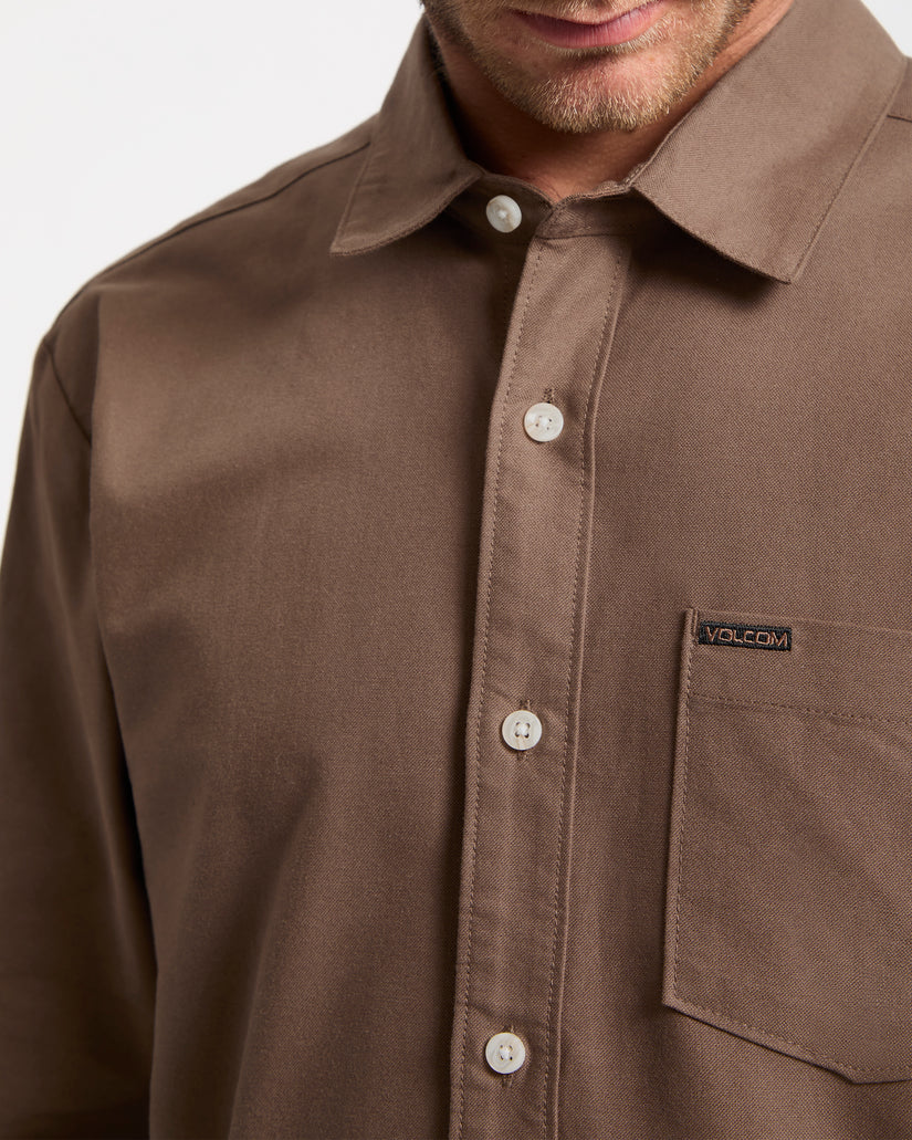 Veeco Oxford Shirt - Brown Stone