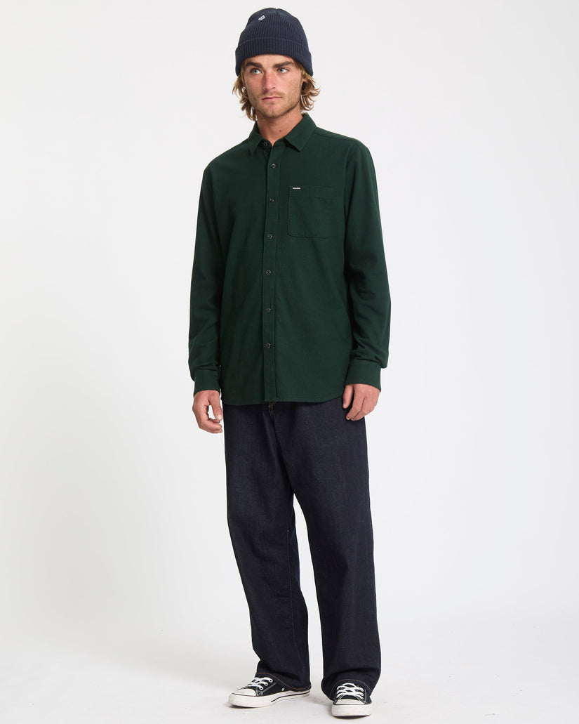 Caden Solid Shirt - Scarab