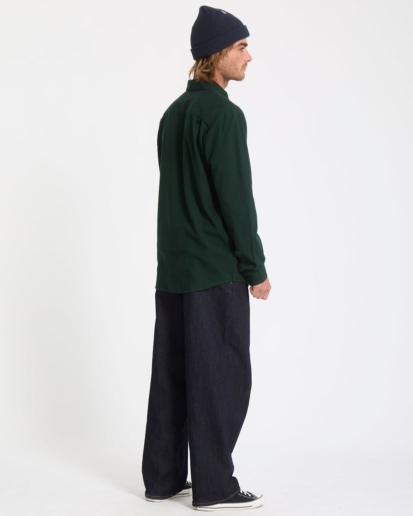 Caden Solid Shirt - Scarab