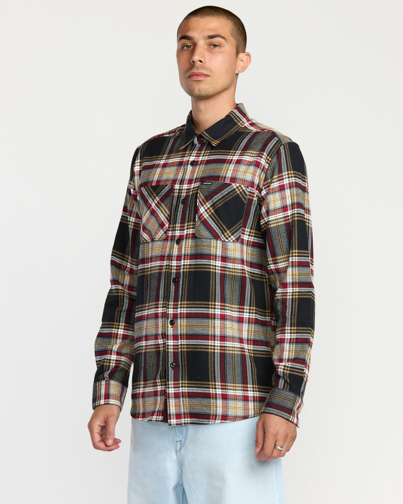Netastone Flannel Shirt - Antique Black