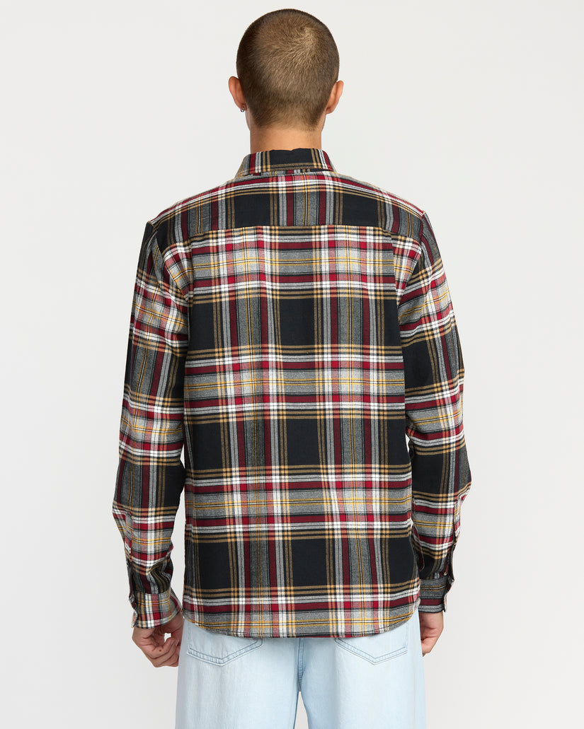 Netastone Flannel Shirt - Antique Black