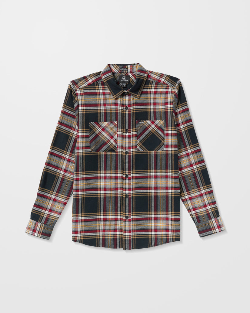 Netastone Flannel Shirt - Antique Black