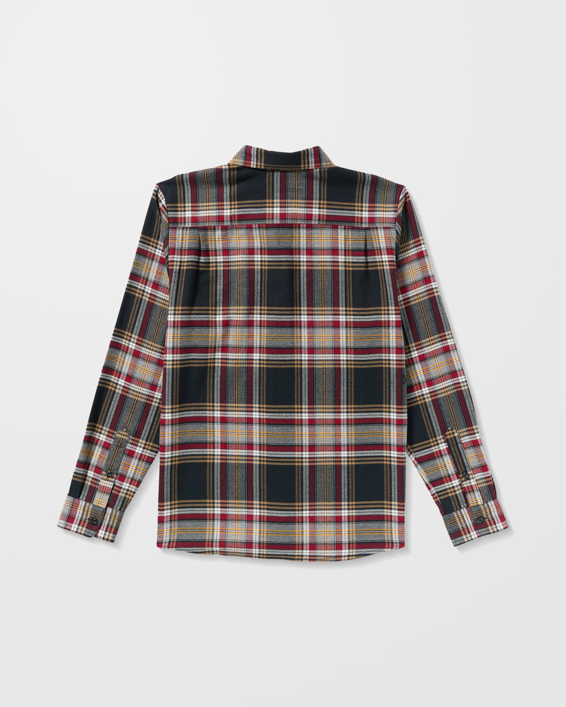 Netastone Flannel Shirt - Antique Black