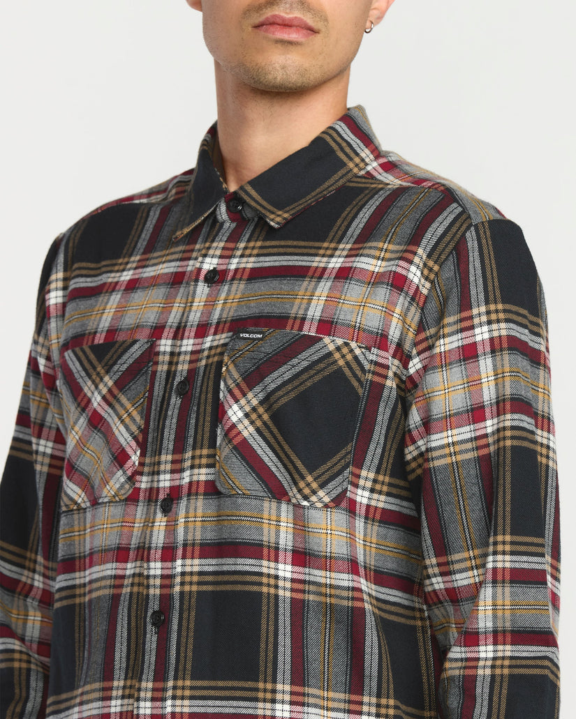 Netastone Flannel Shirt - Antique Black