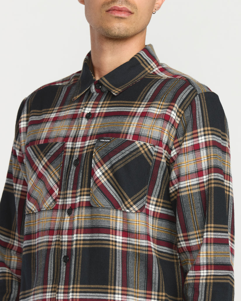 Netastone Flannel Shirt - Antique Black