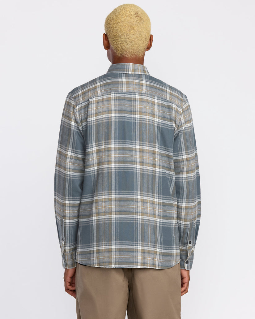 Netastone Flannel Shirt - Dark Slate