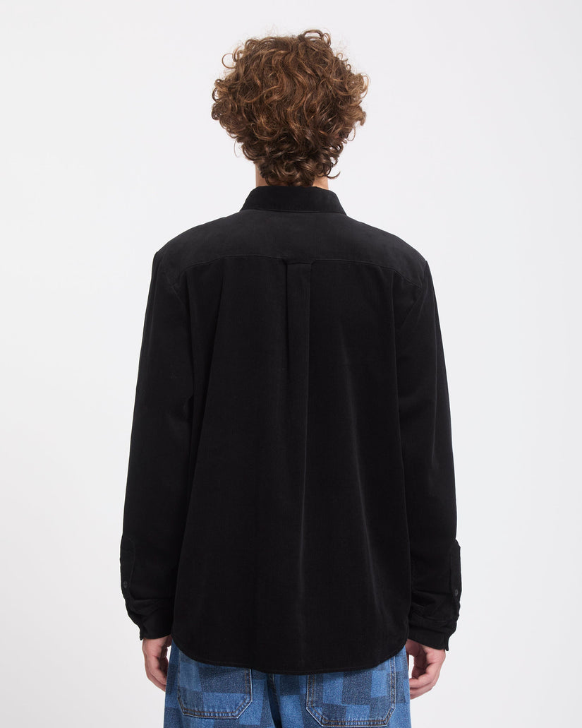 Zander Corduroy Shirt - Black Combo