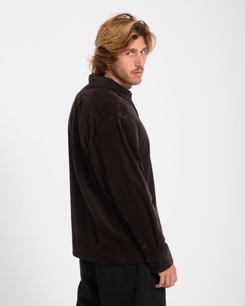 Fostered II Corduroy Shirt - Cacao