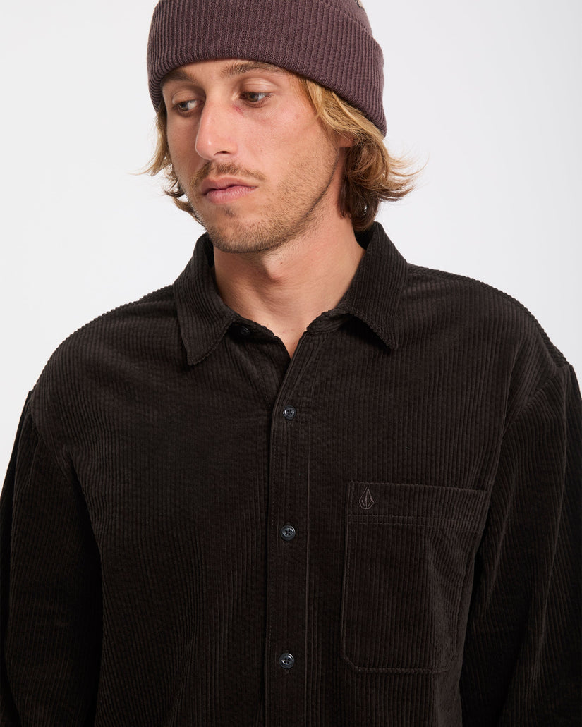 Fostered II Corduroy Shirt - Cacao