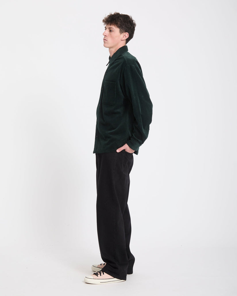 Fostered II Corduroy Shirt - Scarab