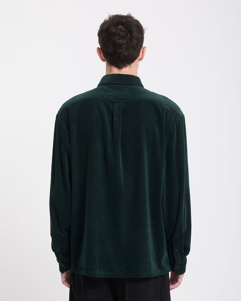 Fostered II Corduroy Shirt - Scarab
