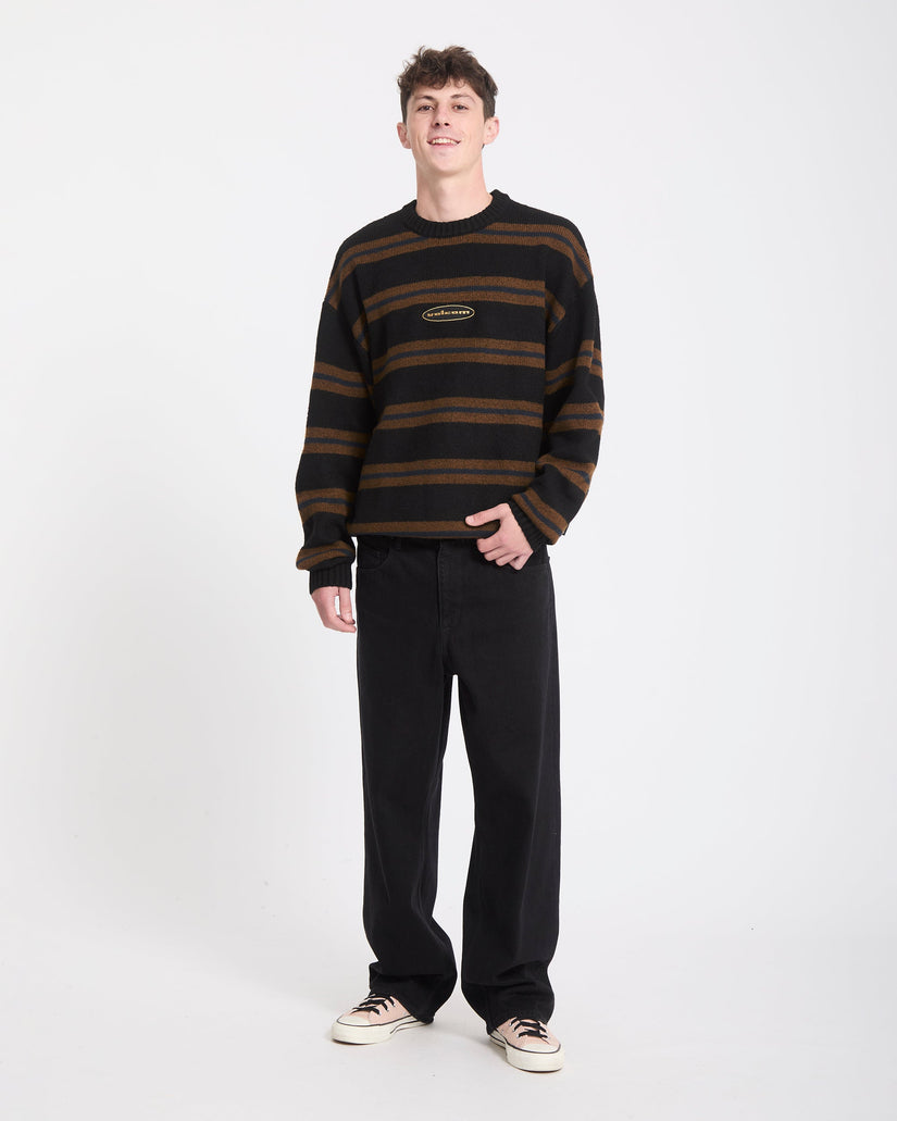 Striperstand Sweater - Black