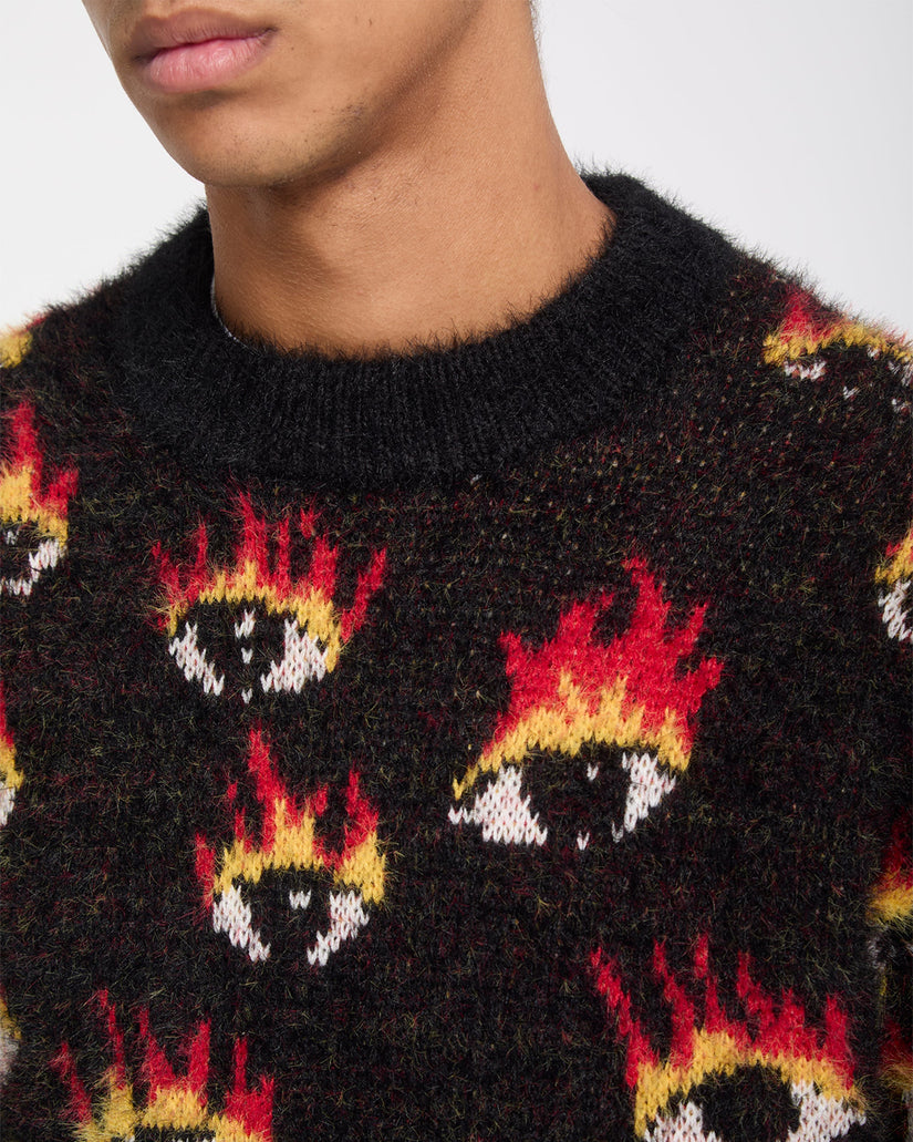 Ozzy Eyes Sweater - Black