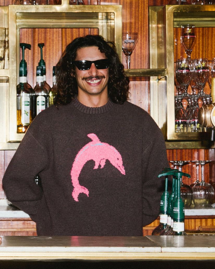 Ozzy Dolphin Sweater - Raisin