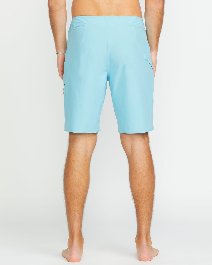 Lido Solid Mod 20" Boardshort - RESIN BLUE