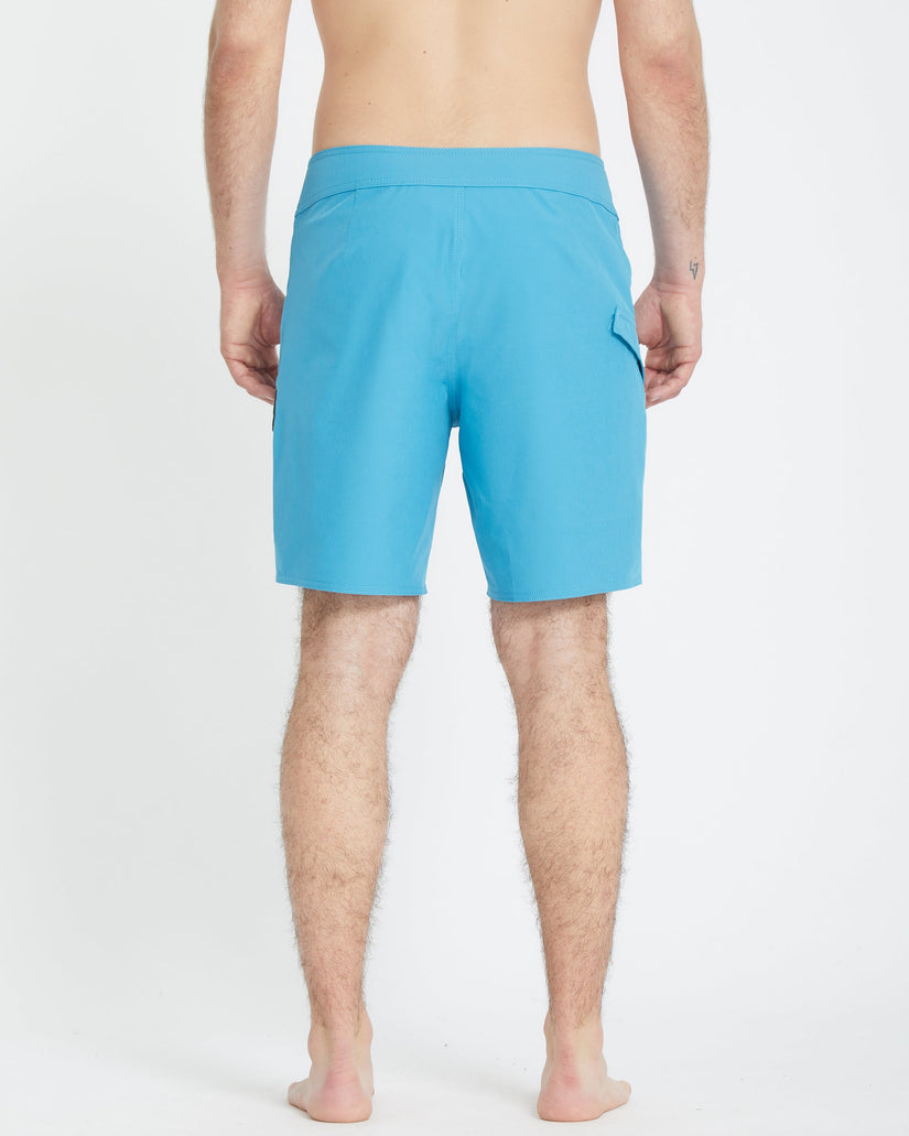 Lido Solid Mod 18" Boardshort - BAY BLUE