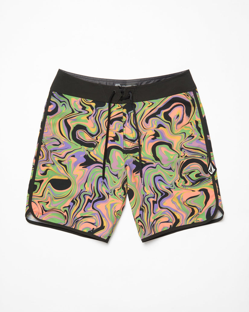 Infuse Scallop Mod 19" Boardshort - STEEL PURPLE