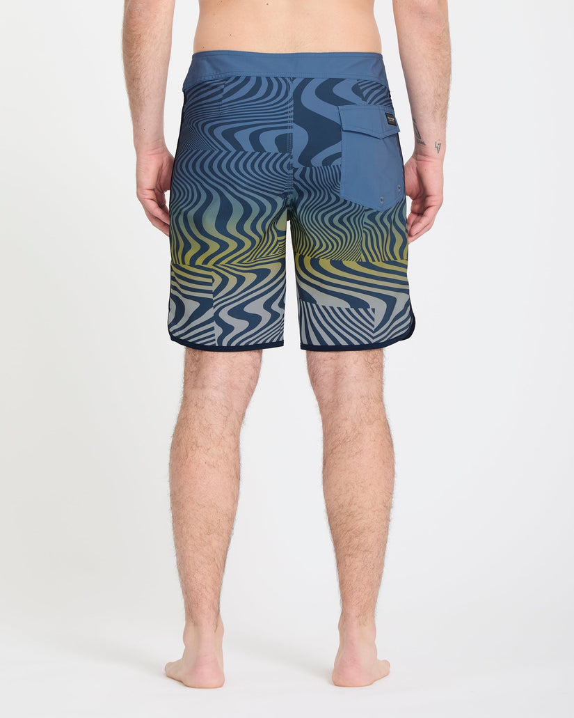 Encounter Scallop Mod 19" Boardshort - Blueberry