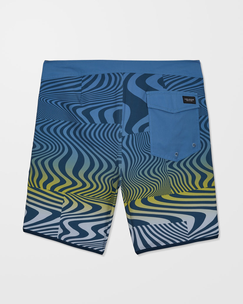 Encounter Scallop Mod 19" Boardshort - Blueberry