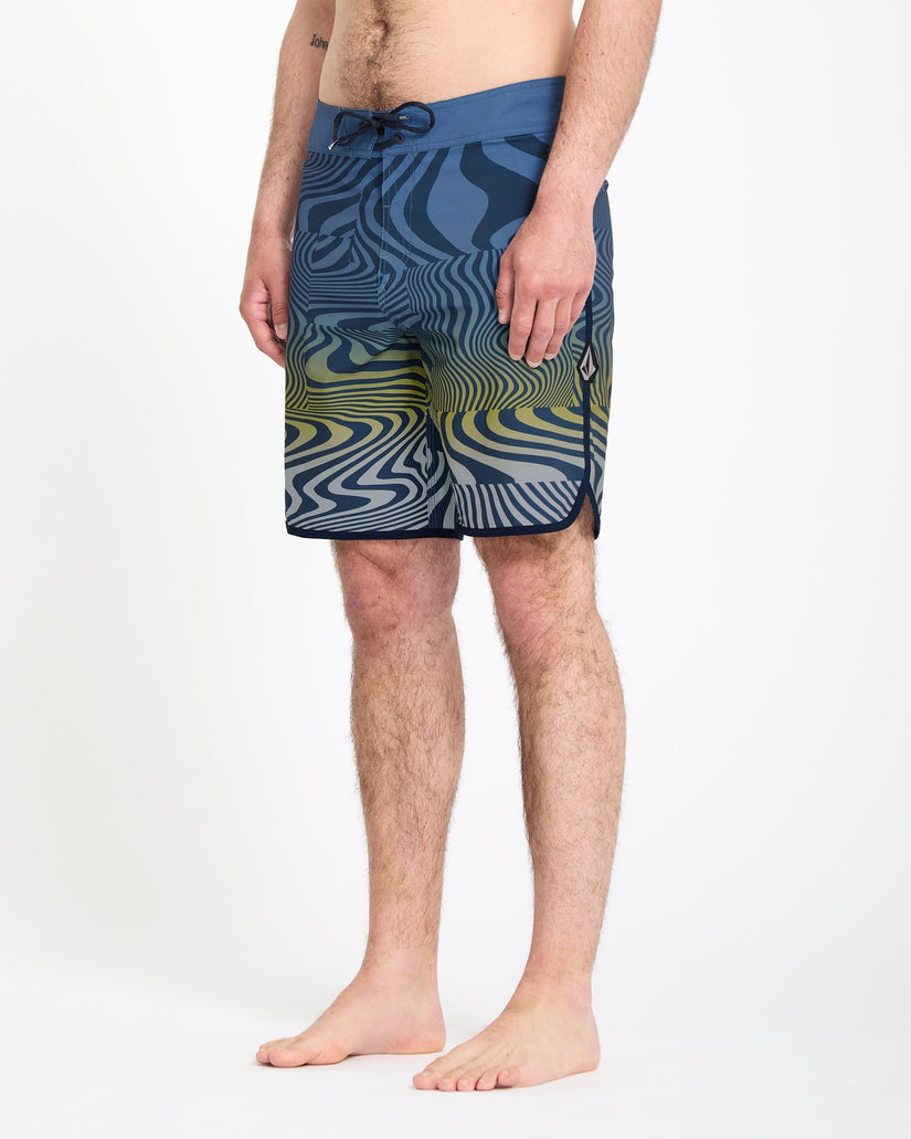 Encounter Scallop Mod 19" Boardshort - Blueberry