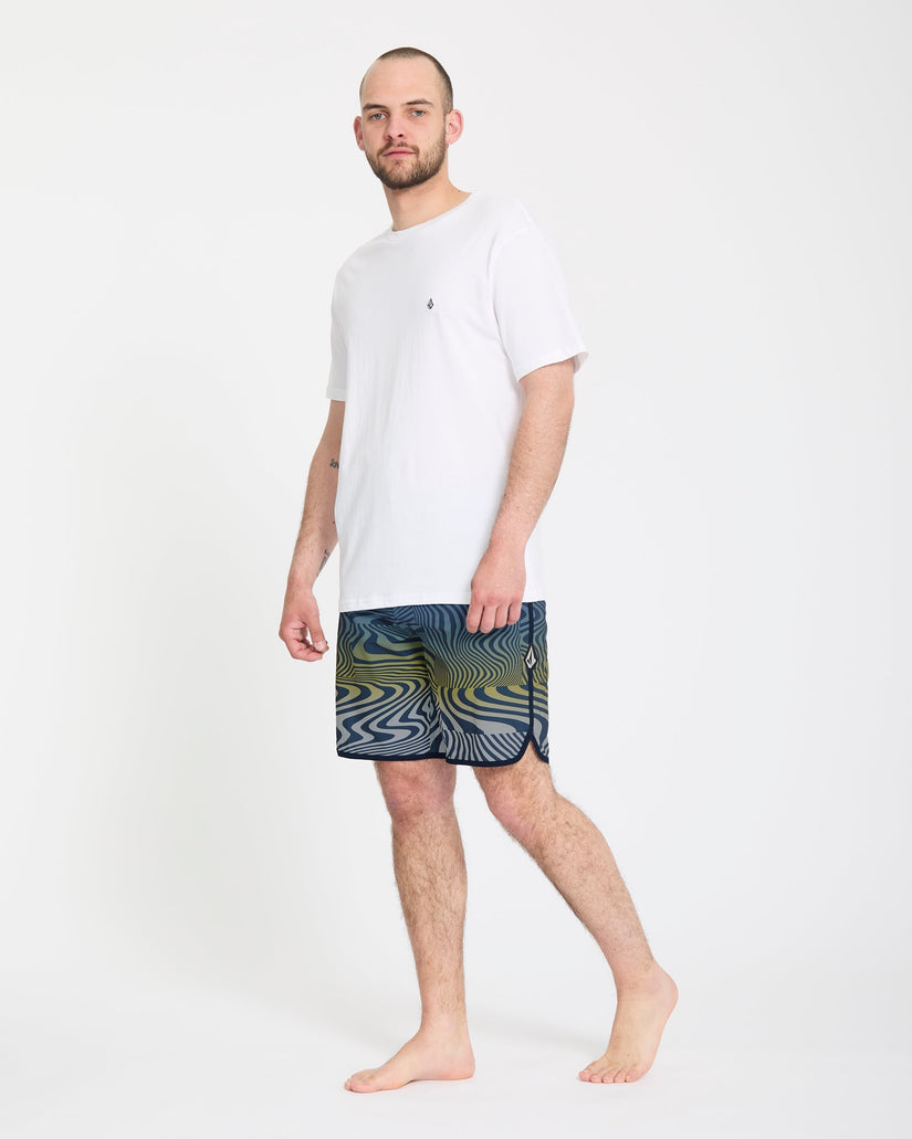 Encounter Scallop Mod 19" Boardshort - Blueberry