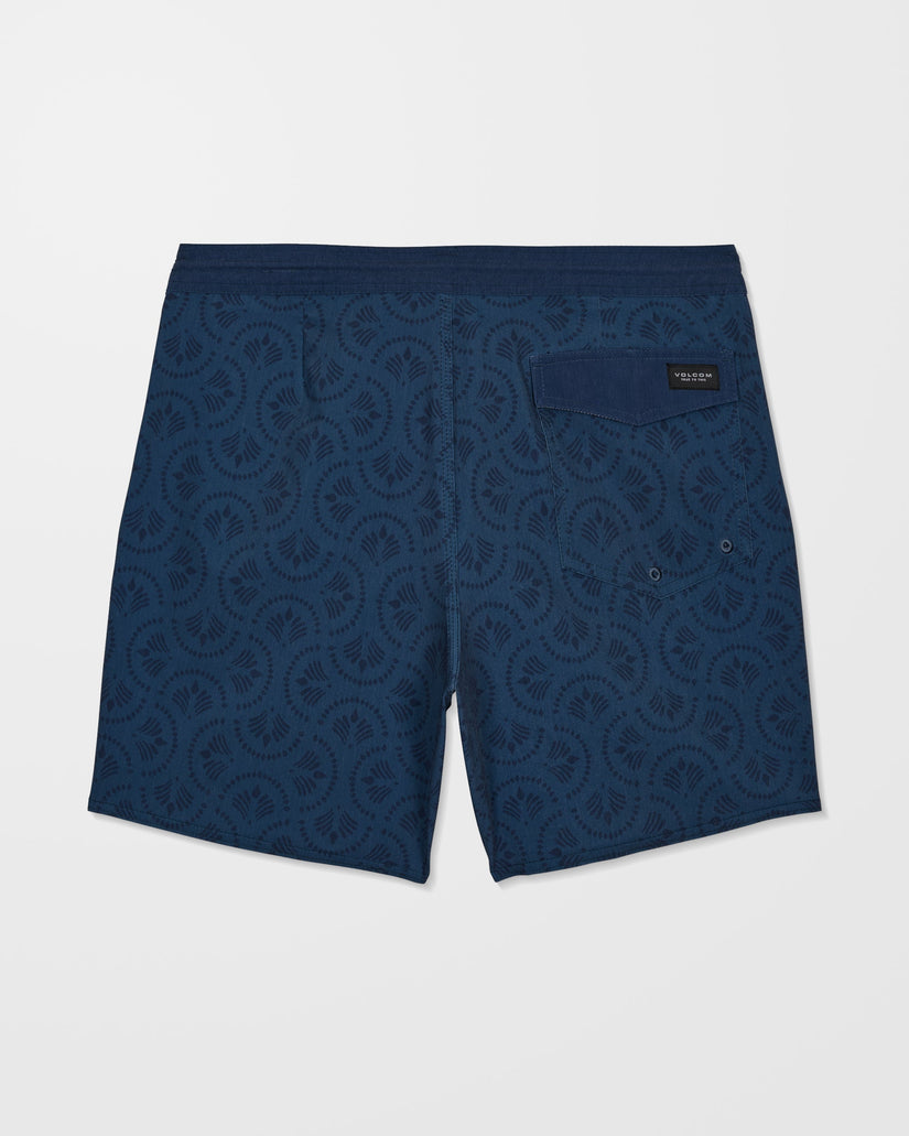 Psych Cotton Stoney 17" Boardshort - Midnight Blue