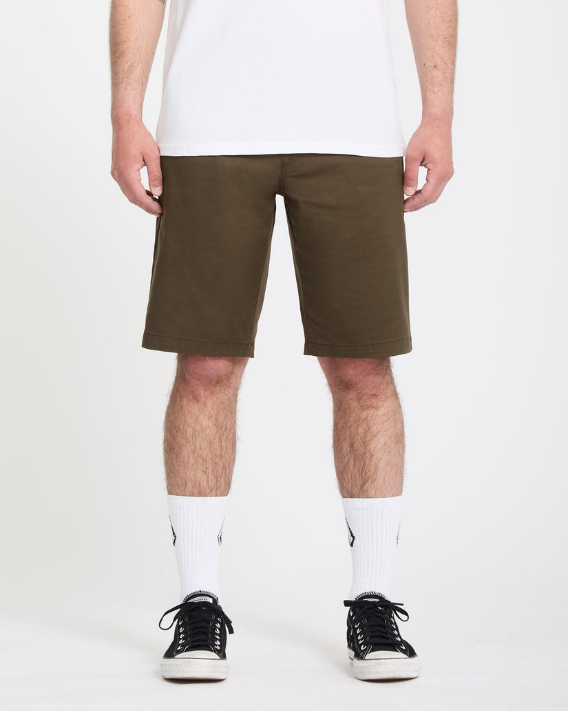 Frickin Modern Stretch 21" Short - Sage Leaf