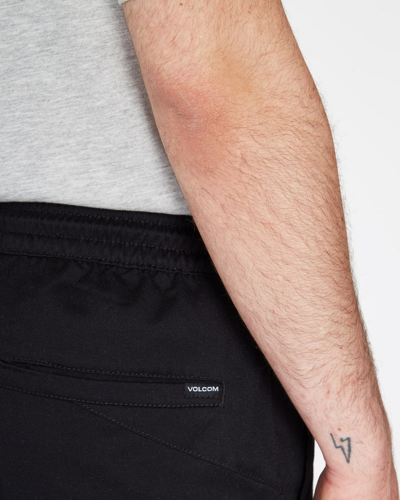 Frickin Elasticated Waist 19" Short - BLACK