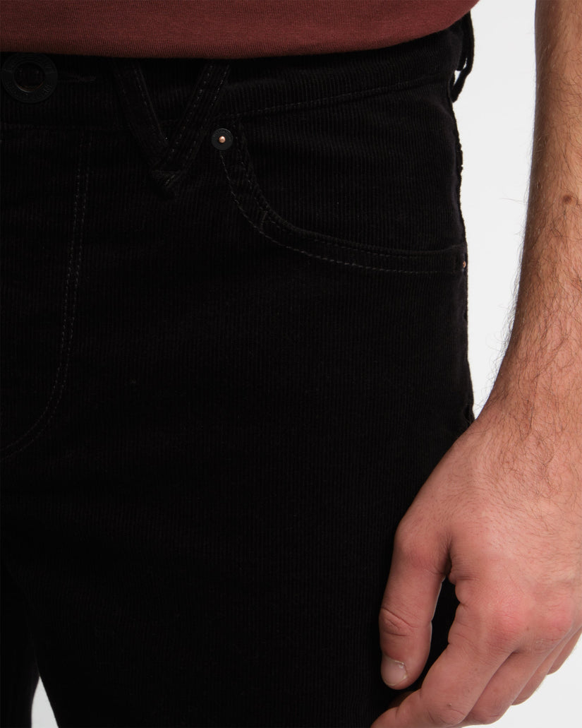 Solver 5 Pockets Corduroy Trousers - Black