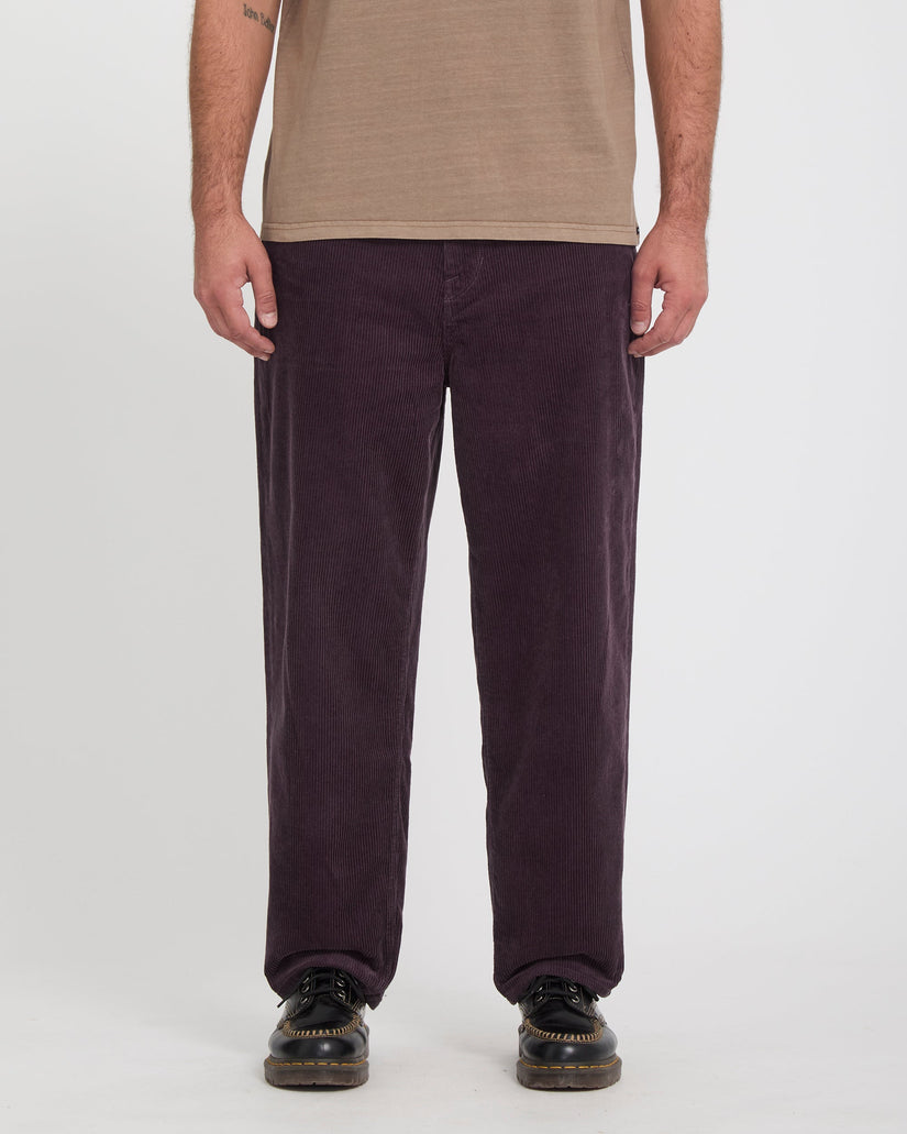 Billow Tapered Corduroy Trousers - Raisin