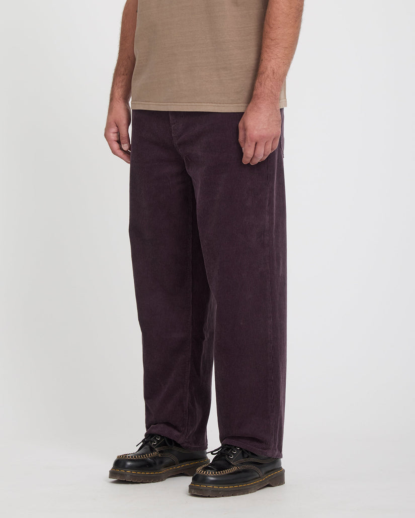 Billow Tapered Corduroy Trousers - Raisin