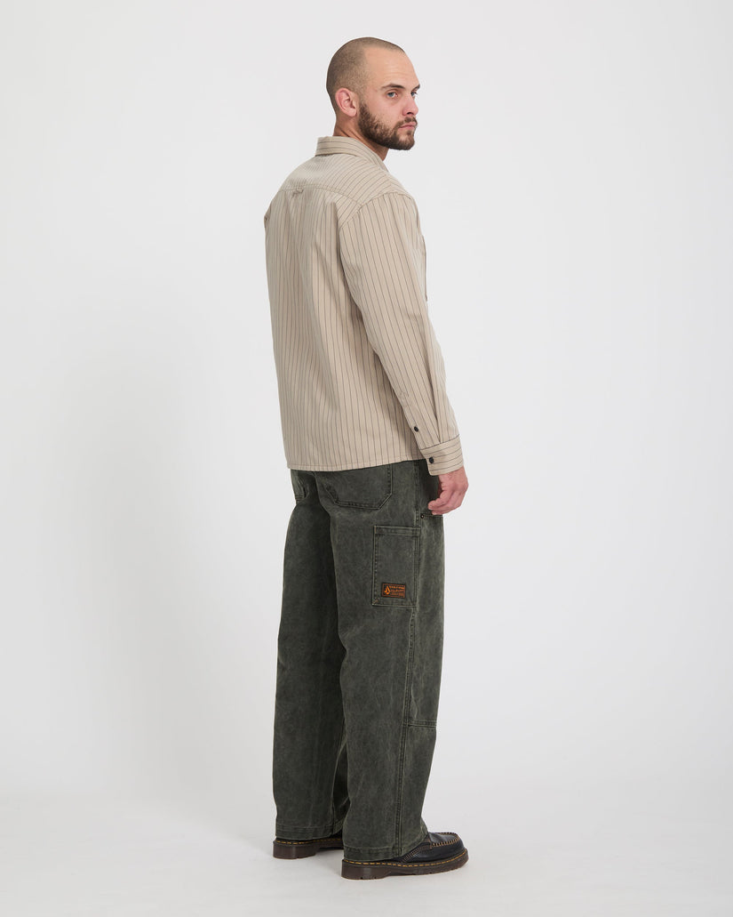 Work Carpenter Trousers - Rinsed Black