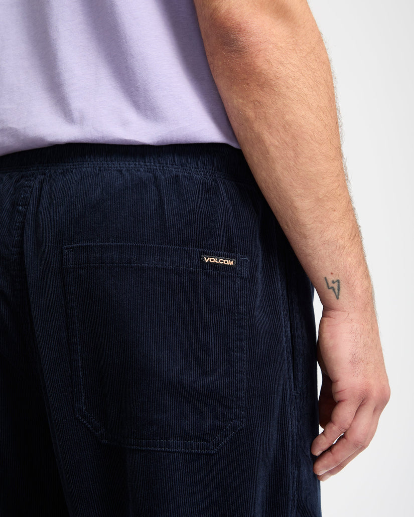 Psychstone Elasticated Waist Trousers - Navy
