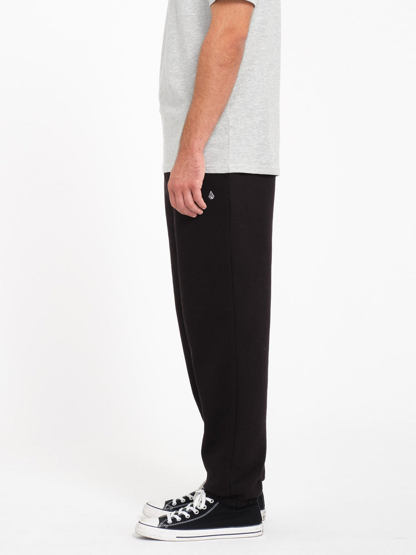 Single Stone Fleece Trousers - Black