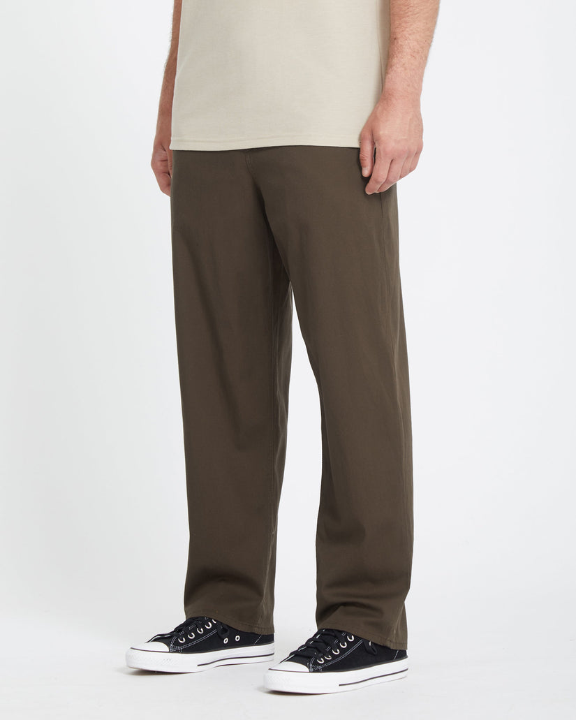 Freazy Loose Elasticated Waist Trousers - WREN