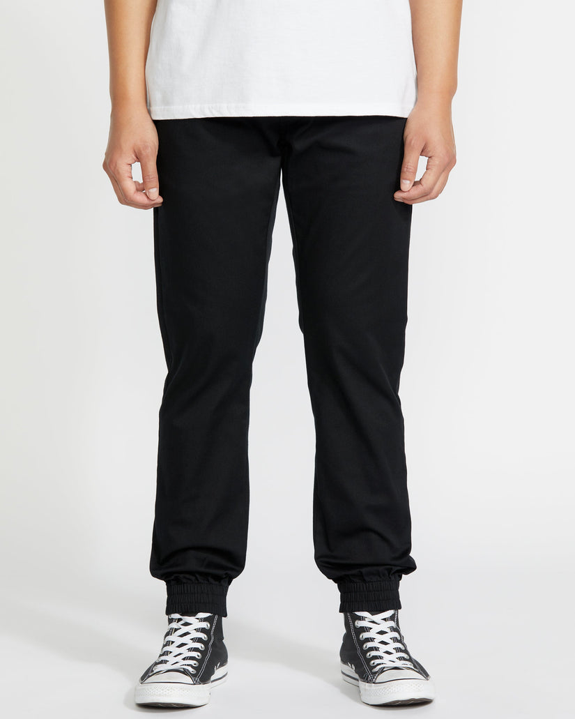 Frickin Slim Jogger Trousers - Black