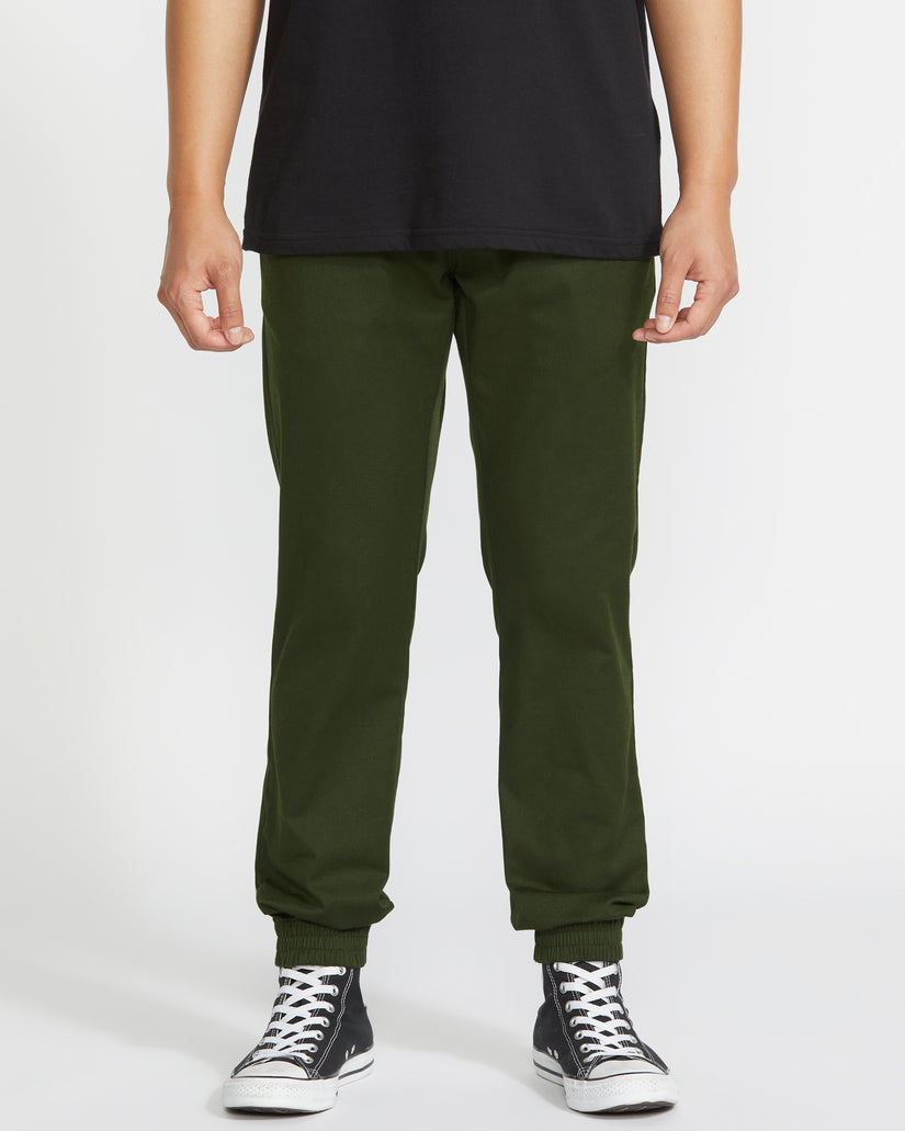 Frickin Slim Jogger Trousers - Dark Green