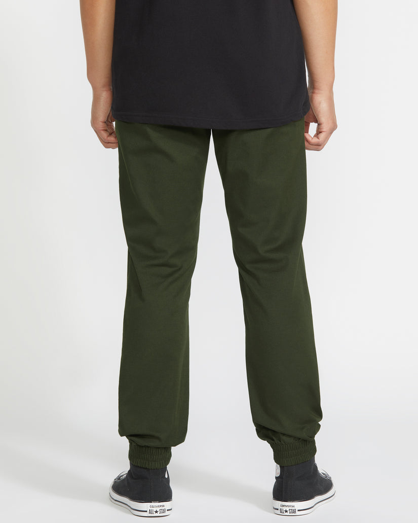 Frickin Slim Jogger Trousers - Dark Green