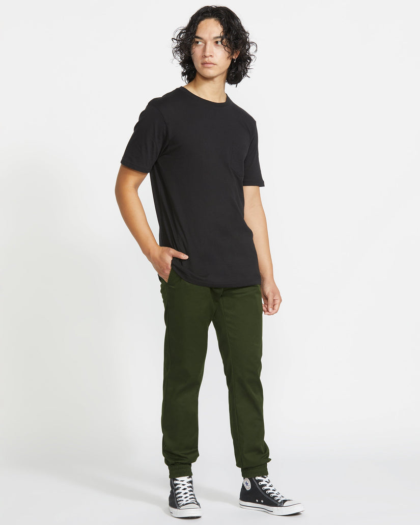 Frickin Slim Jogger Trousers - Dark Green